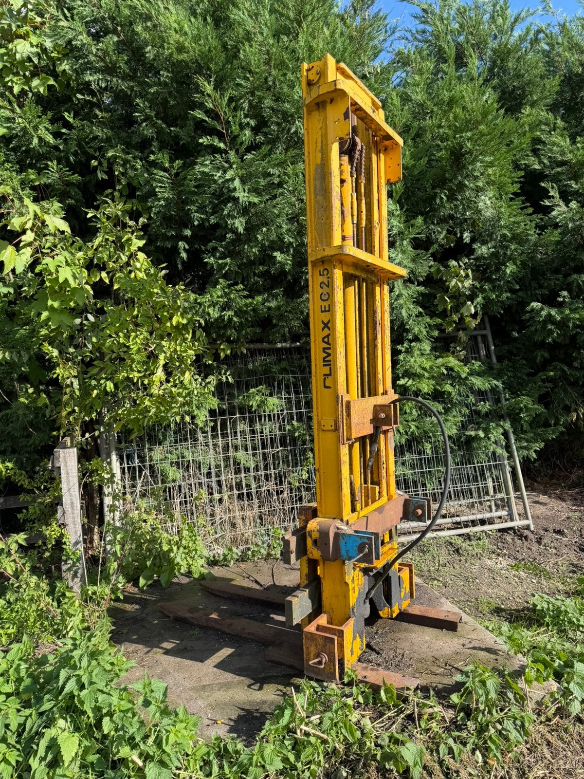 Climax eg 2.5ton hefmast, Ophalen of Verzenden, Gebruikt