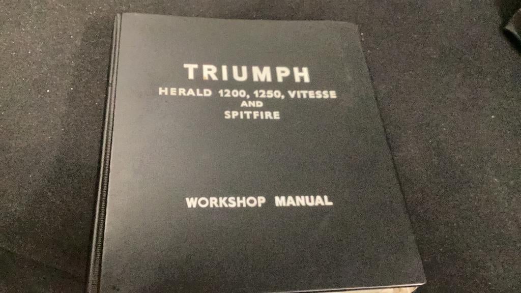 Triumph spitfire herald handboek, Ophalen of Verzenden