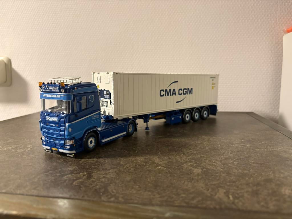 cania Next Gen S540 With 40 FT Container van P. Visser, Ophalen of Verzenden, Zo goed als nieuw, Bus of Vrachtwagen, Tekno