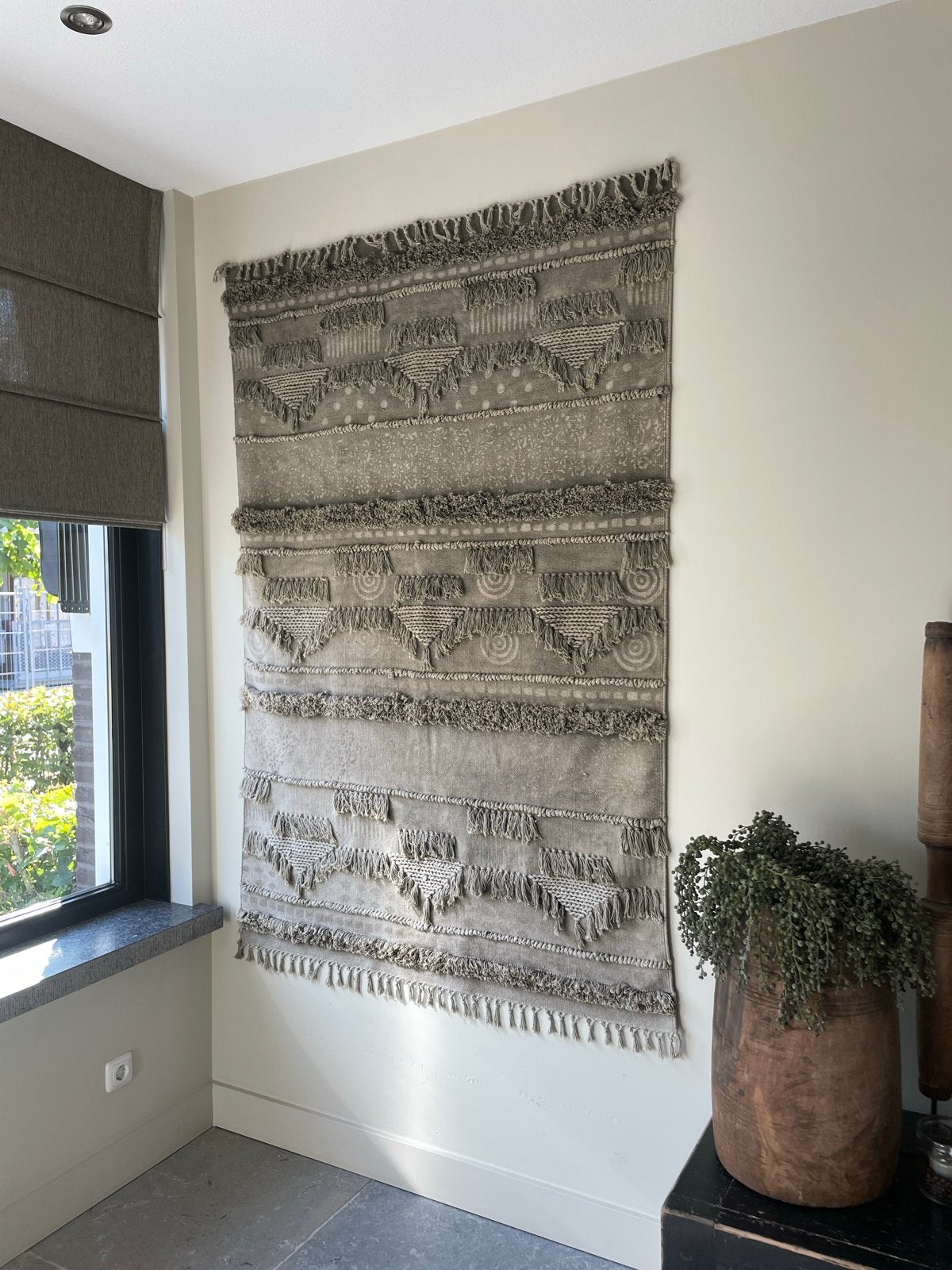 Hoffz wandkleed - Stoer landelijk sobere wanddecoratie, Huis en Inrichting, Ophalen, Gebruikt, 190 cm, Meerkleurig