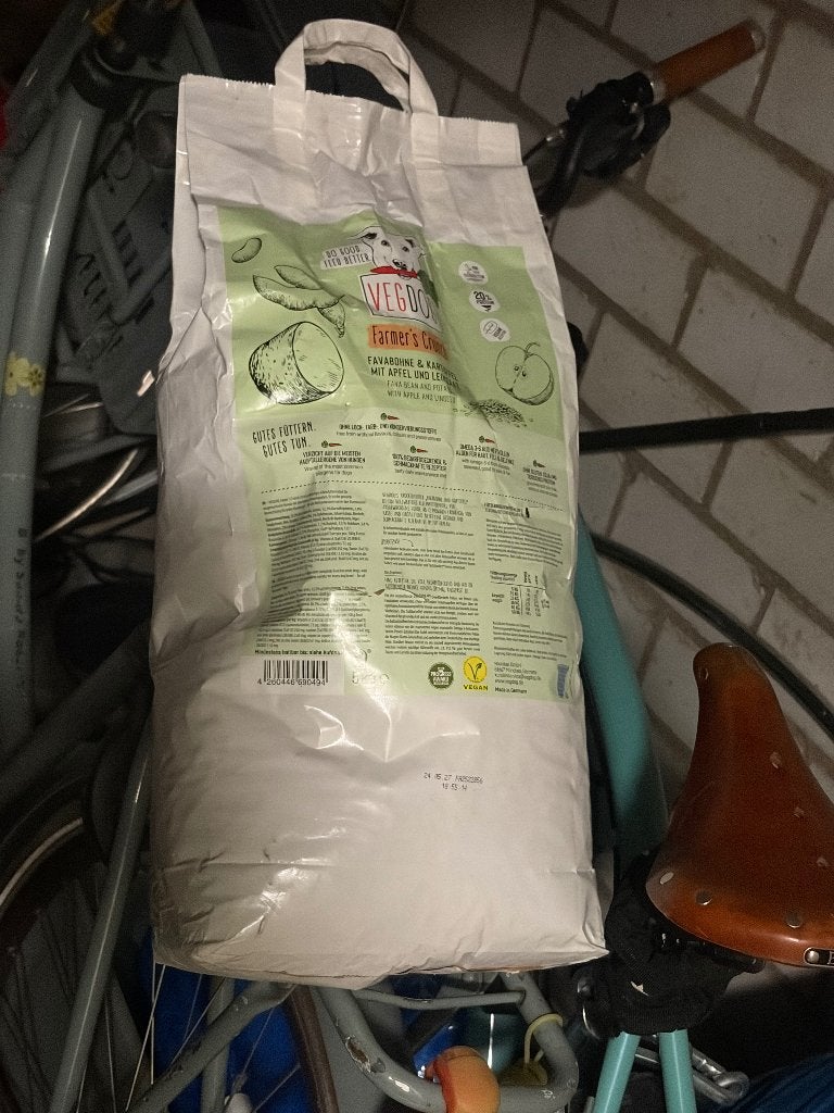 Vegdog Farmer’s Crunch Veganistisch hyperallergeen 10kg, Dieren en Toebehoren, Ophalen, Hond