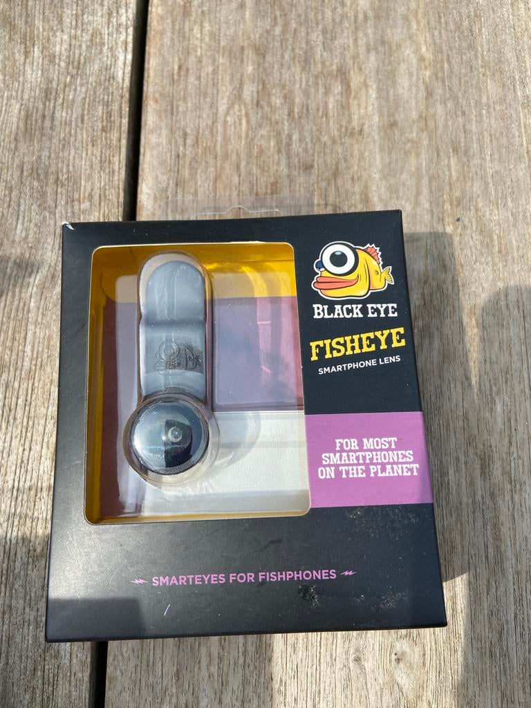 Black Eye Fisheye Smartphone Lens - Breedbeeld Foto & Film, Ophalen, Nieuw, Groothoek Fisheye-lens