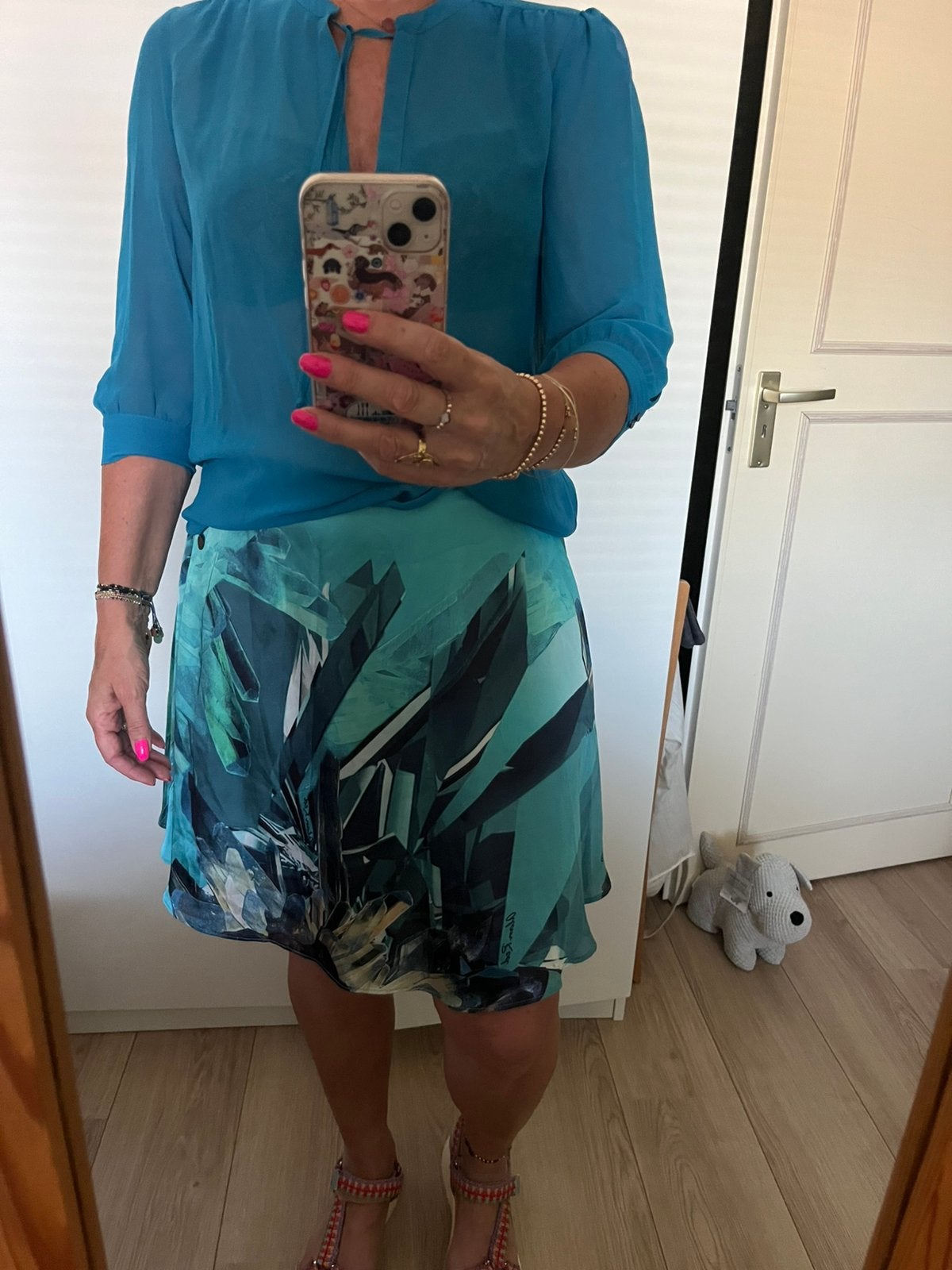 Alan Red rok / L, Kleding | Dames, Ophalen of Verzenden, Zo goed als nieuw, Rood, Overige typen