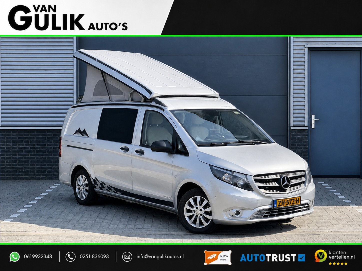 Mercedes-Benz Vito Westfalia Jules Verne | Hefdak | Toilet |, Automaat, Buscamper of Camperbus, Elektrische ramen, Mercedes-Benz