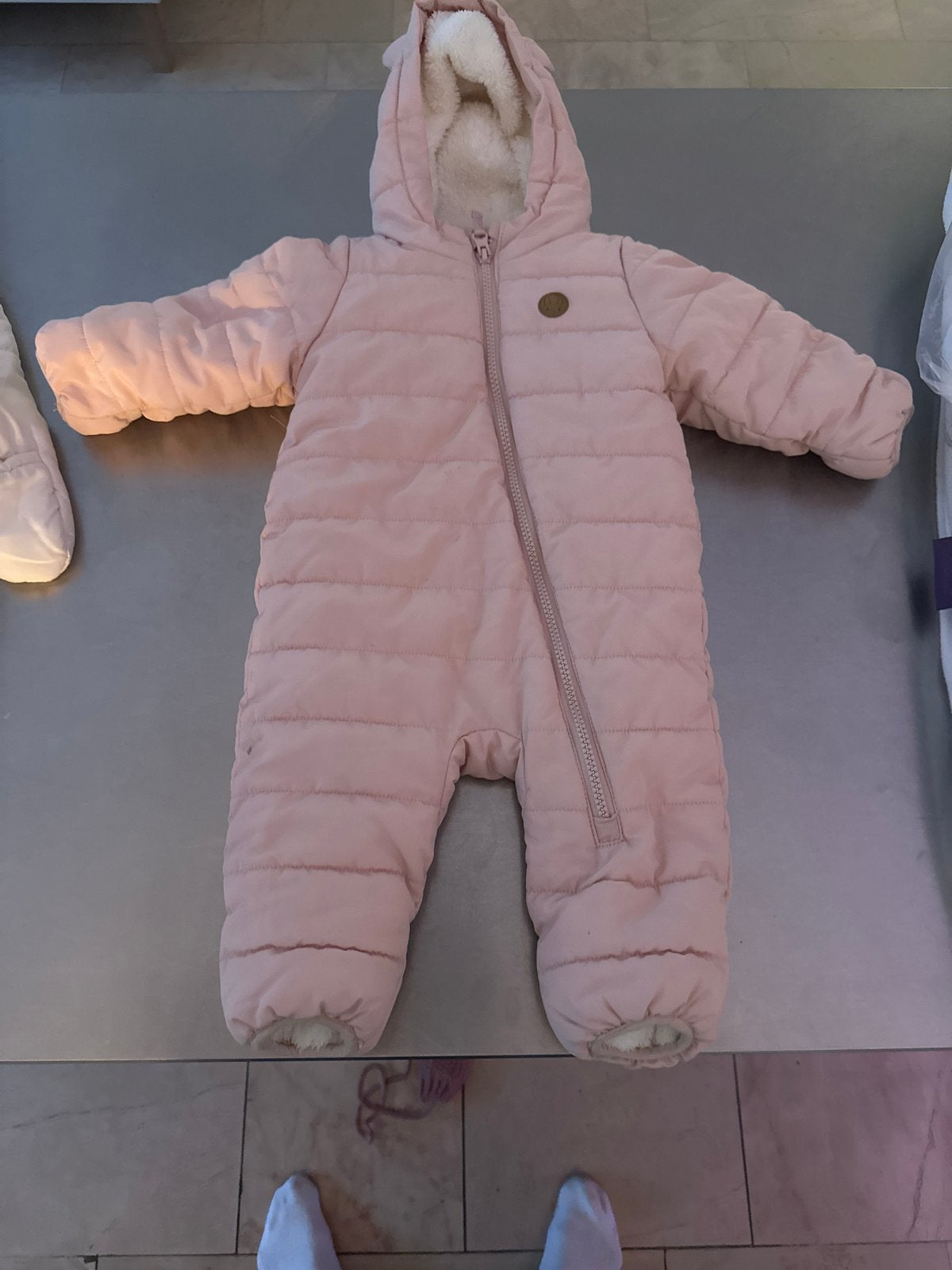 H&M Roze Baby Sneeuwpak Maat 62, Ophalen of Verzenden, Gebruikt, Meisje, Pakje