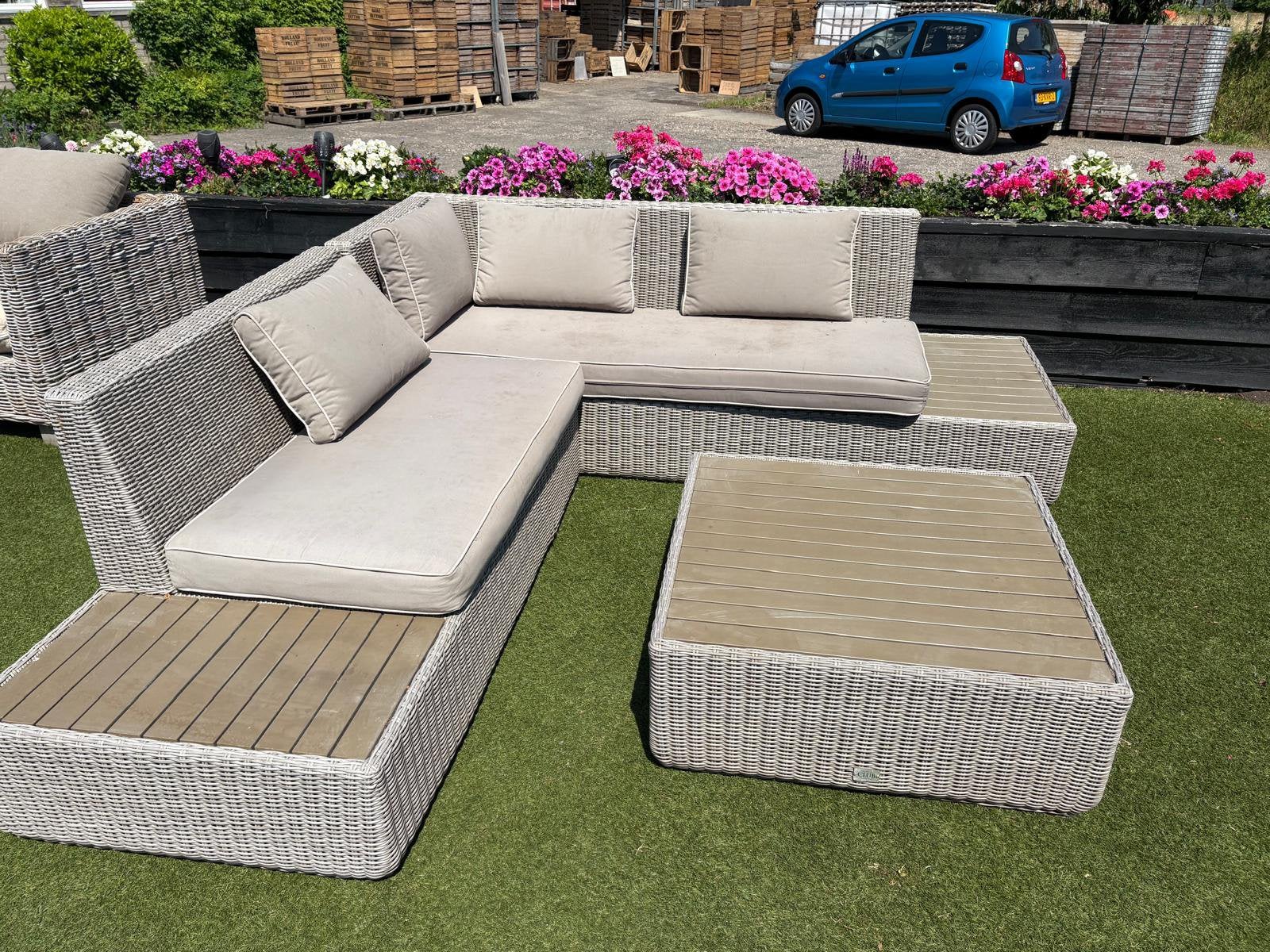 Supper club by lesli living loungset, Ophalen, Gebruikt, Bijzettafel, Loungeset