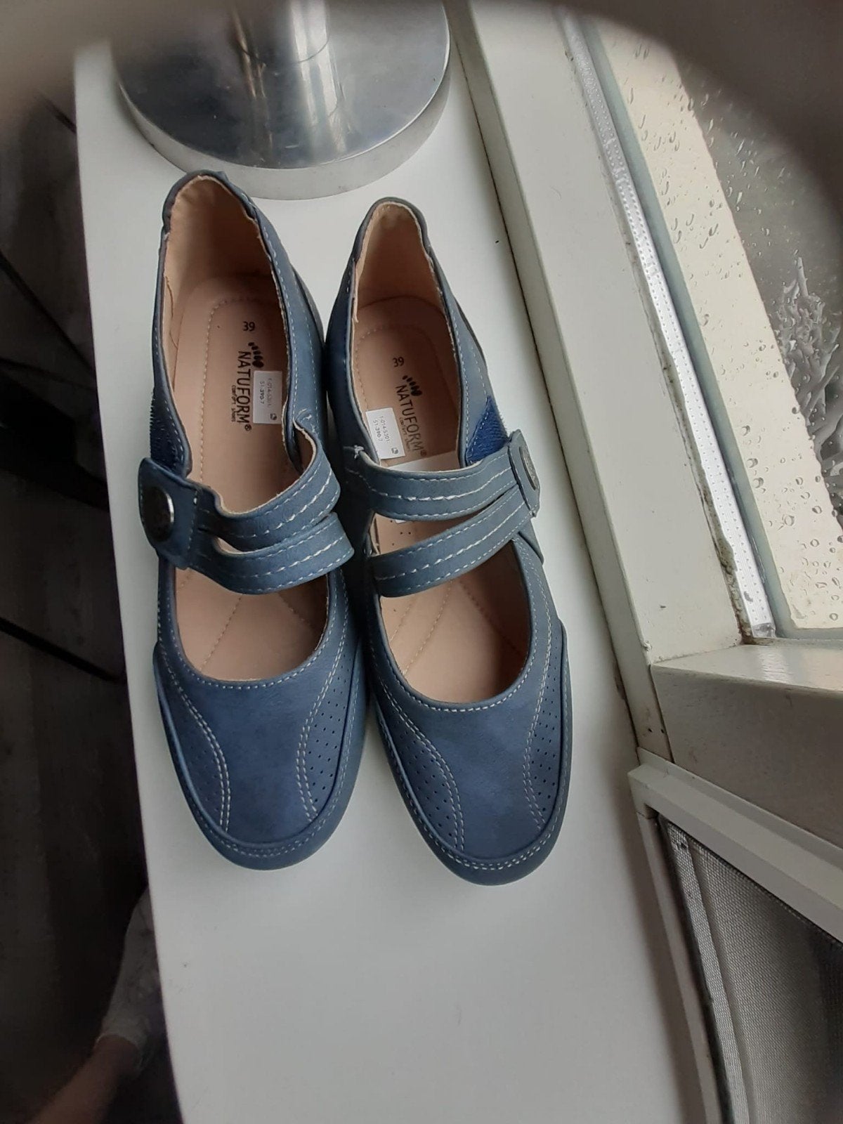 Nieuwe blauwe schoenen met klittenband en zachte zool, Kleding | Dames, NATUFORM, Ophalen of Verzenden, Nieuw, Blauw