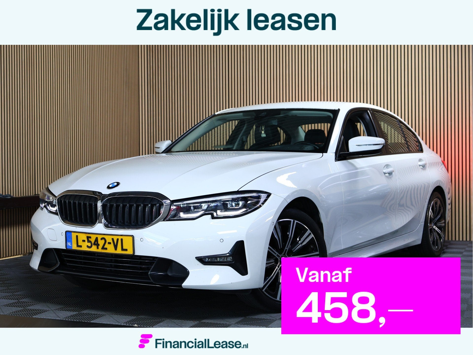 BMW 3 Serie 318i Business Edition AVM SPORTLEDER NAVI CARPLA, Automaat, 1998 cc, Achterwielaandrijving, Euro 6