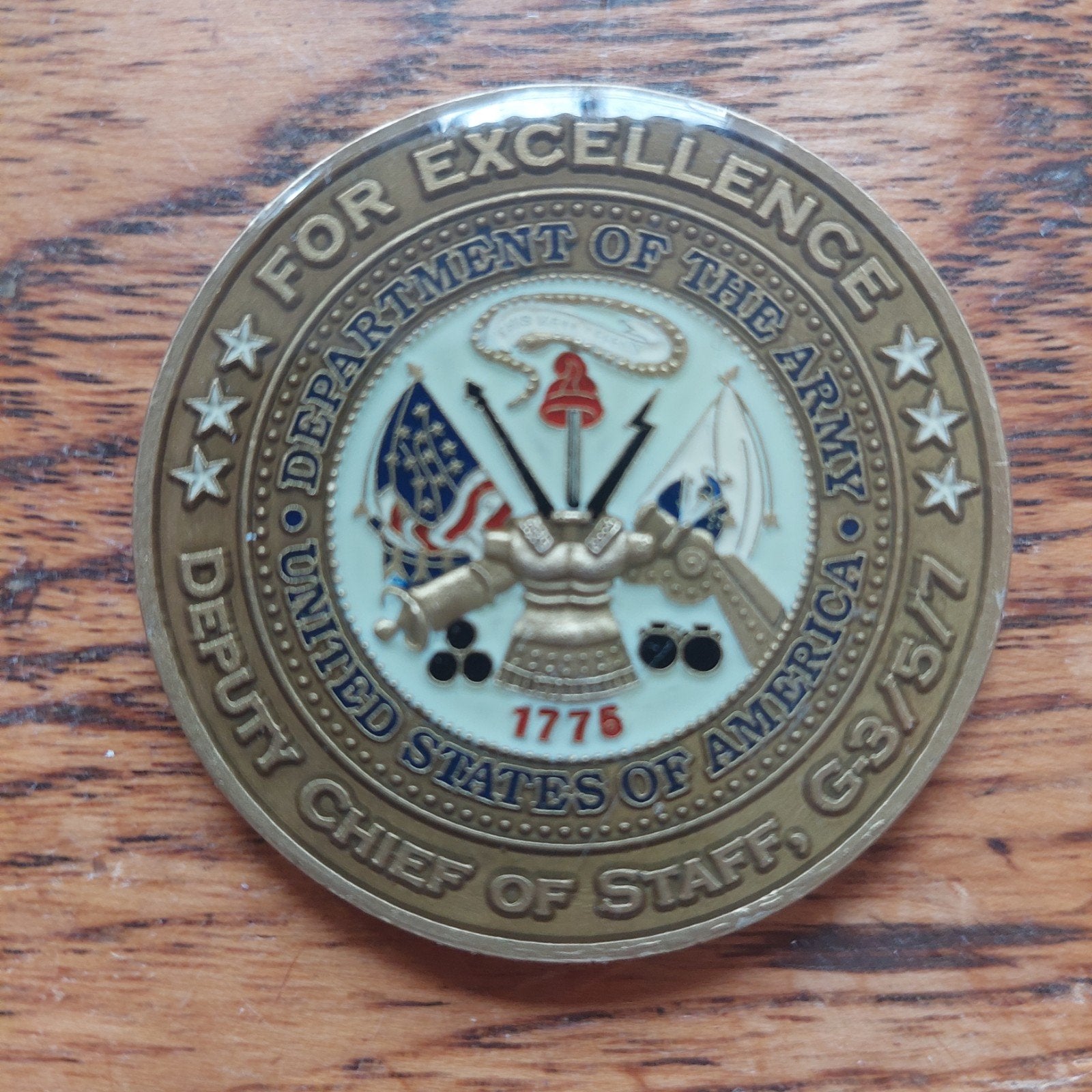Challenge coin US ARMY, Ophalen, Landmacht, Amerika, Embleem of Badge