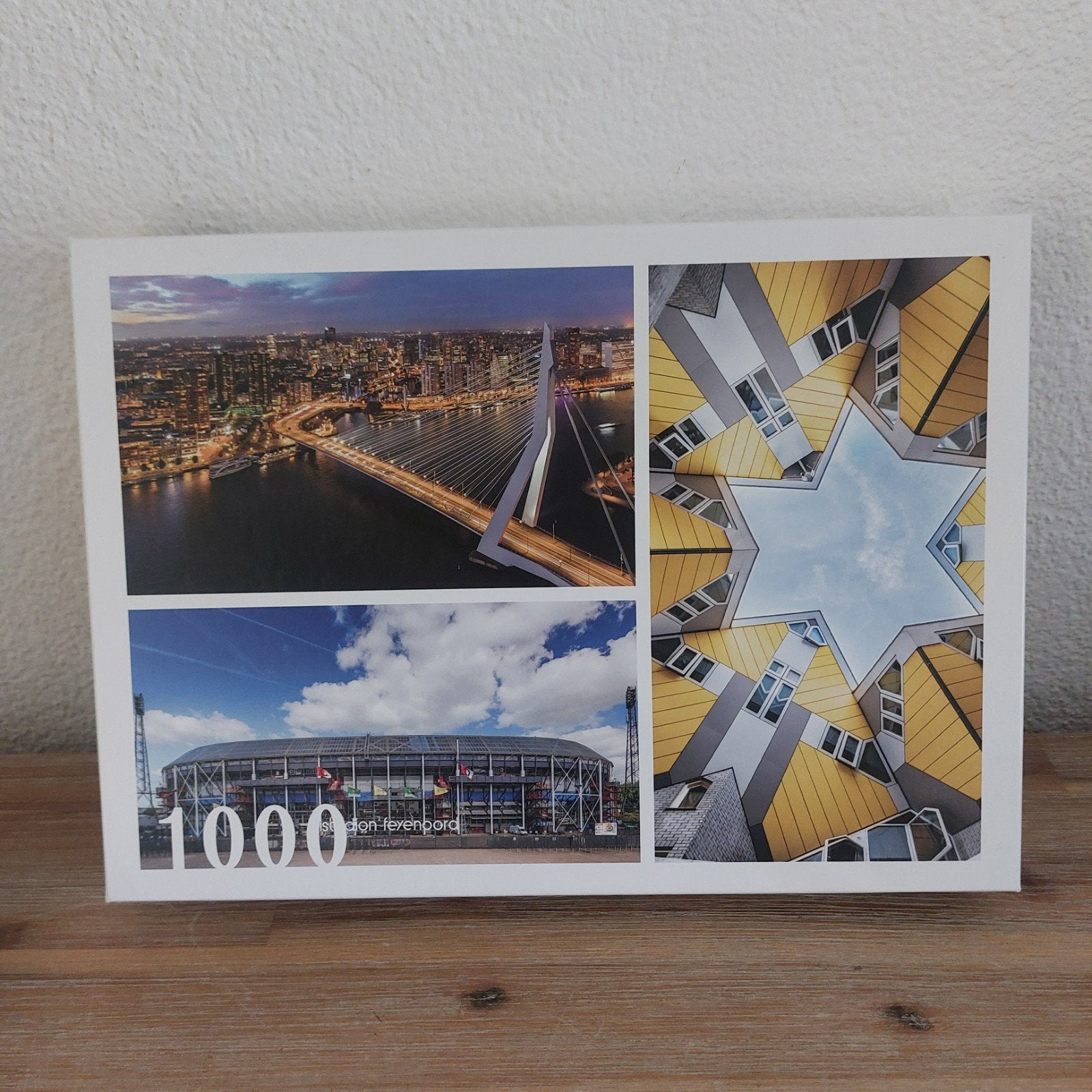 Rotterdam puzzel(1000 stukjes), Ophalen of Verzenden, 500 t/m 1500 stukjes, Zo goed als nieuw, Legpuzzel