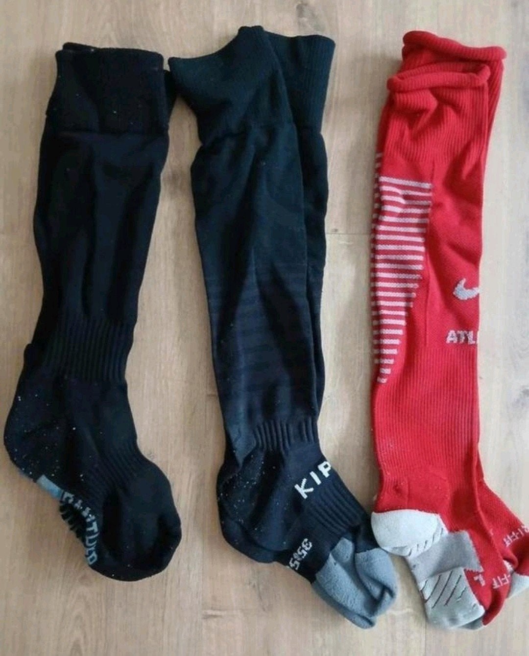 3x voetbal sport sokken Kipsta en Nike Atletico kind Panther, Ophalen of Verzenden, Jongen of Meisje, Sokken
