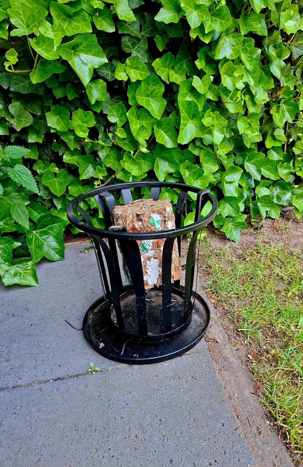 Leuke vuurkorf, Ophalen