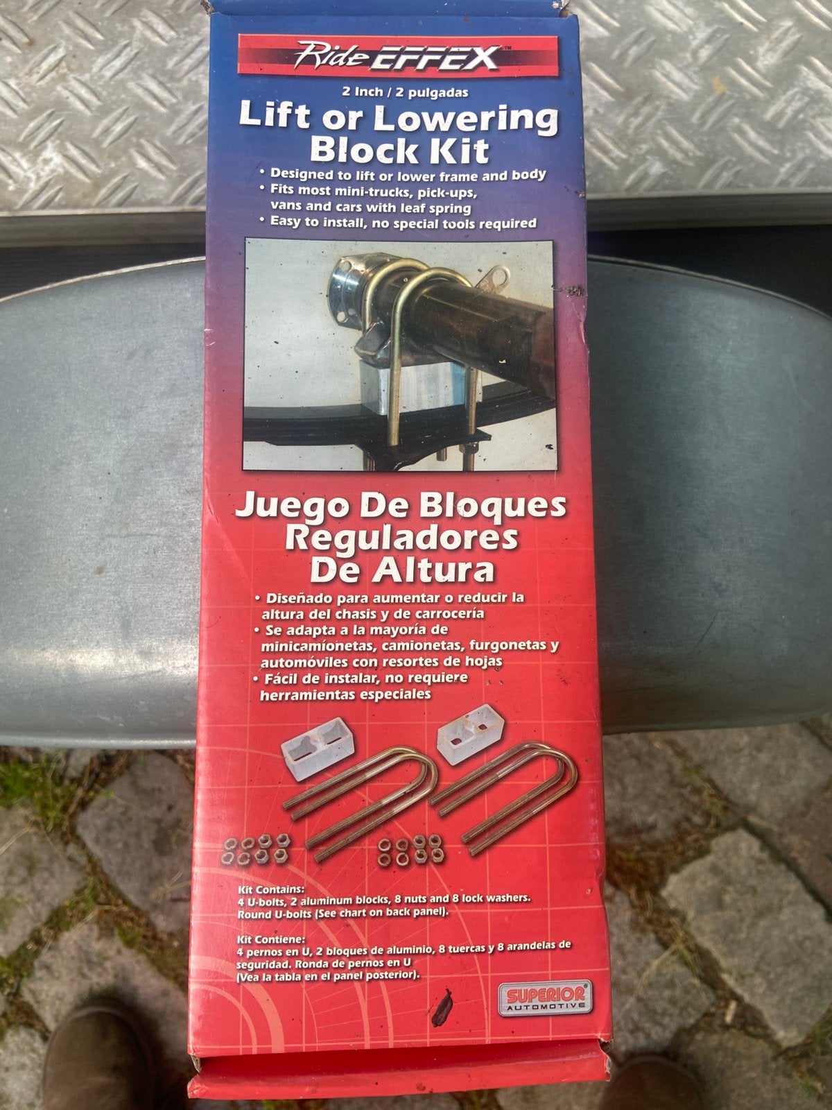Ride Effex Lift / Lowering Block Kit 2 inch – nieuw in doos, Ophalen, Zo goed als nieuw