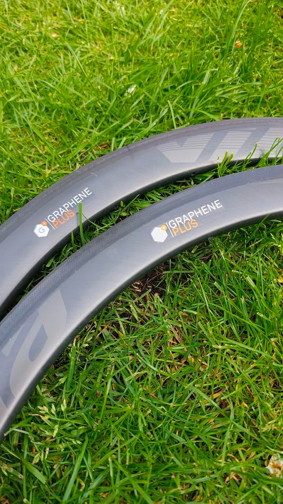 Vittoria Qurano 46/42mm velgen - Gebruikt, goede staat, Gebruikt, Vittoria, Racefiets, Ophalen