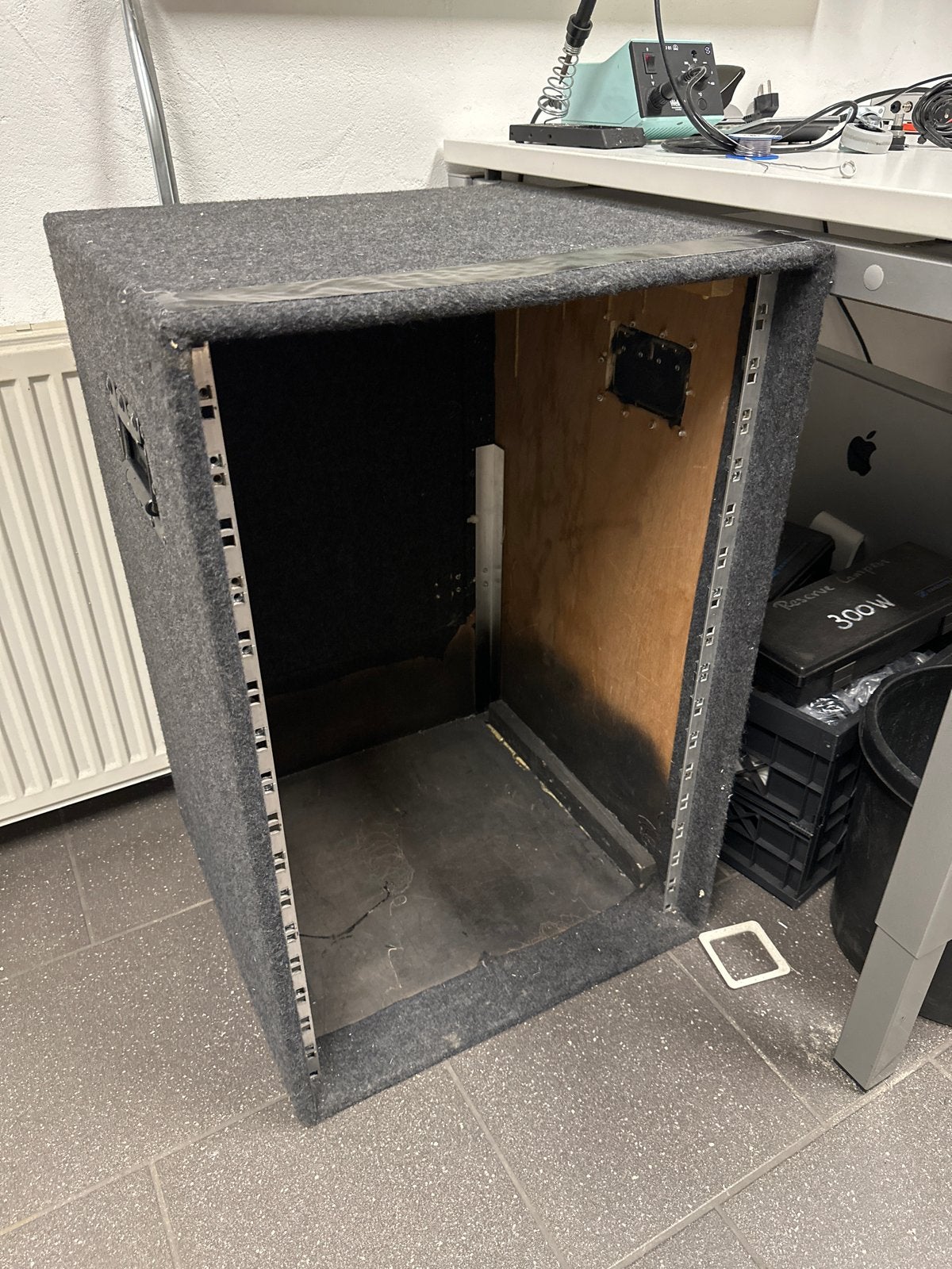16HE binnenrack flightcase met deur, Ophalen, Gebruikt, Overige instrumenten, Flightcase