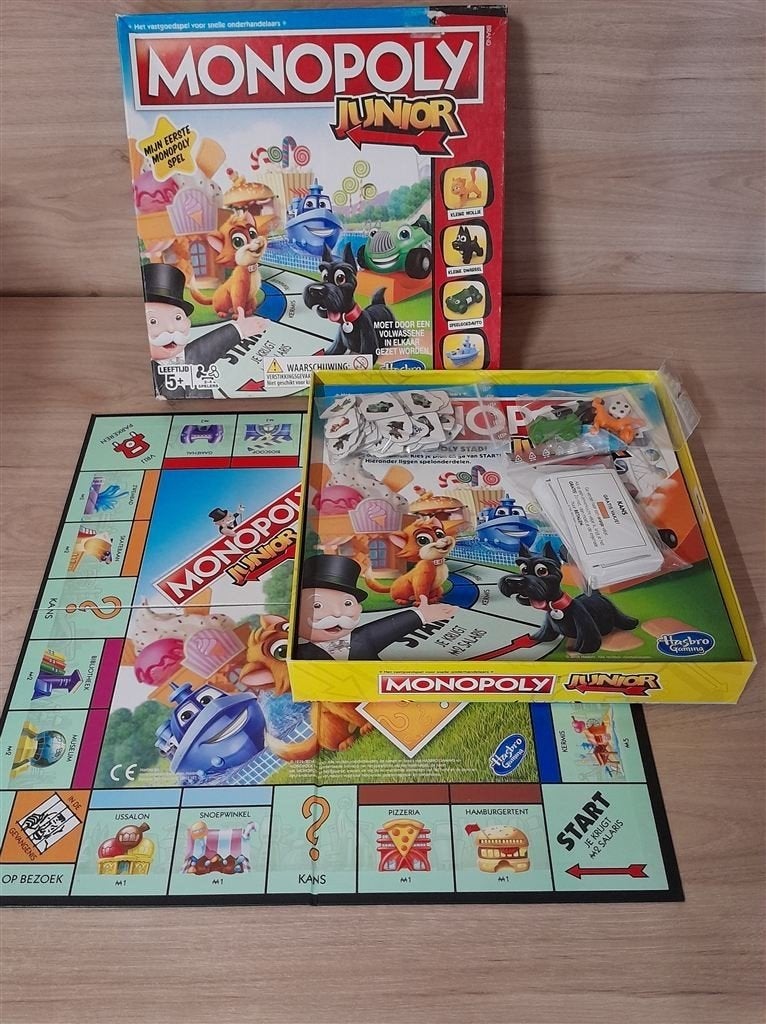 Monopoly Junior - mijn eerste monopoly - s5281, Verzenden, Zo goed als nieuw