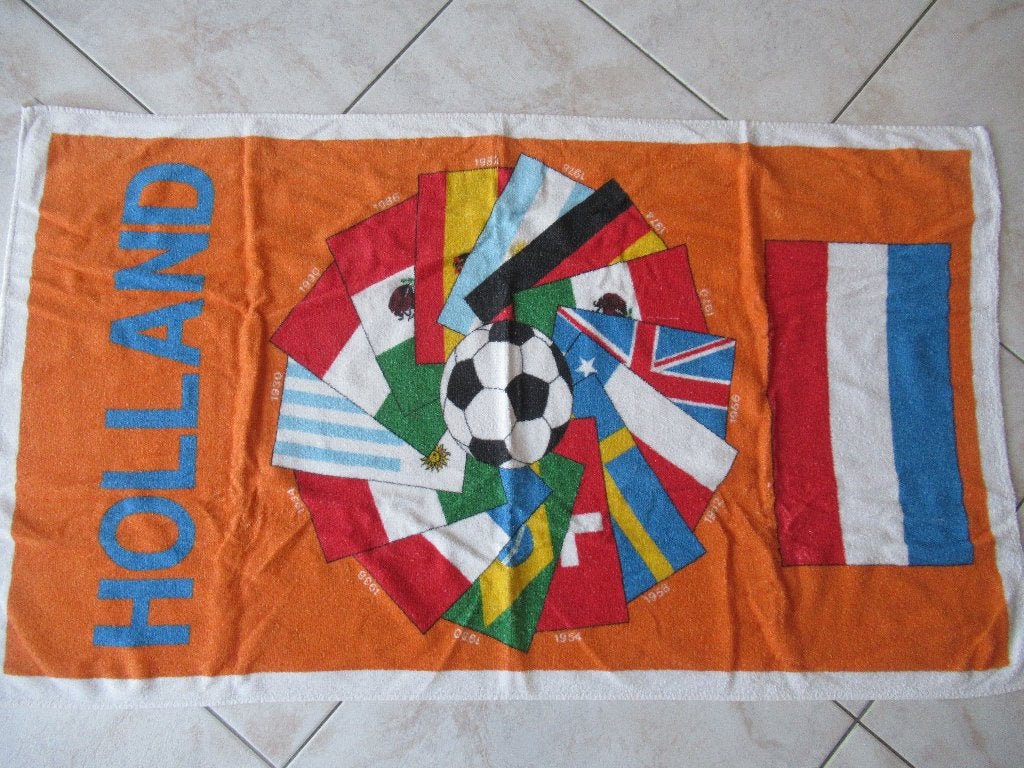 oranje badlaken / handdoek / zwemhanddoek, Ophalen of Verzenden, Gebruikt, Overige sporten, Overige typen
