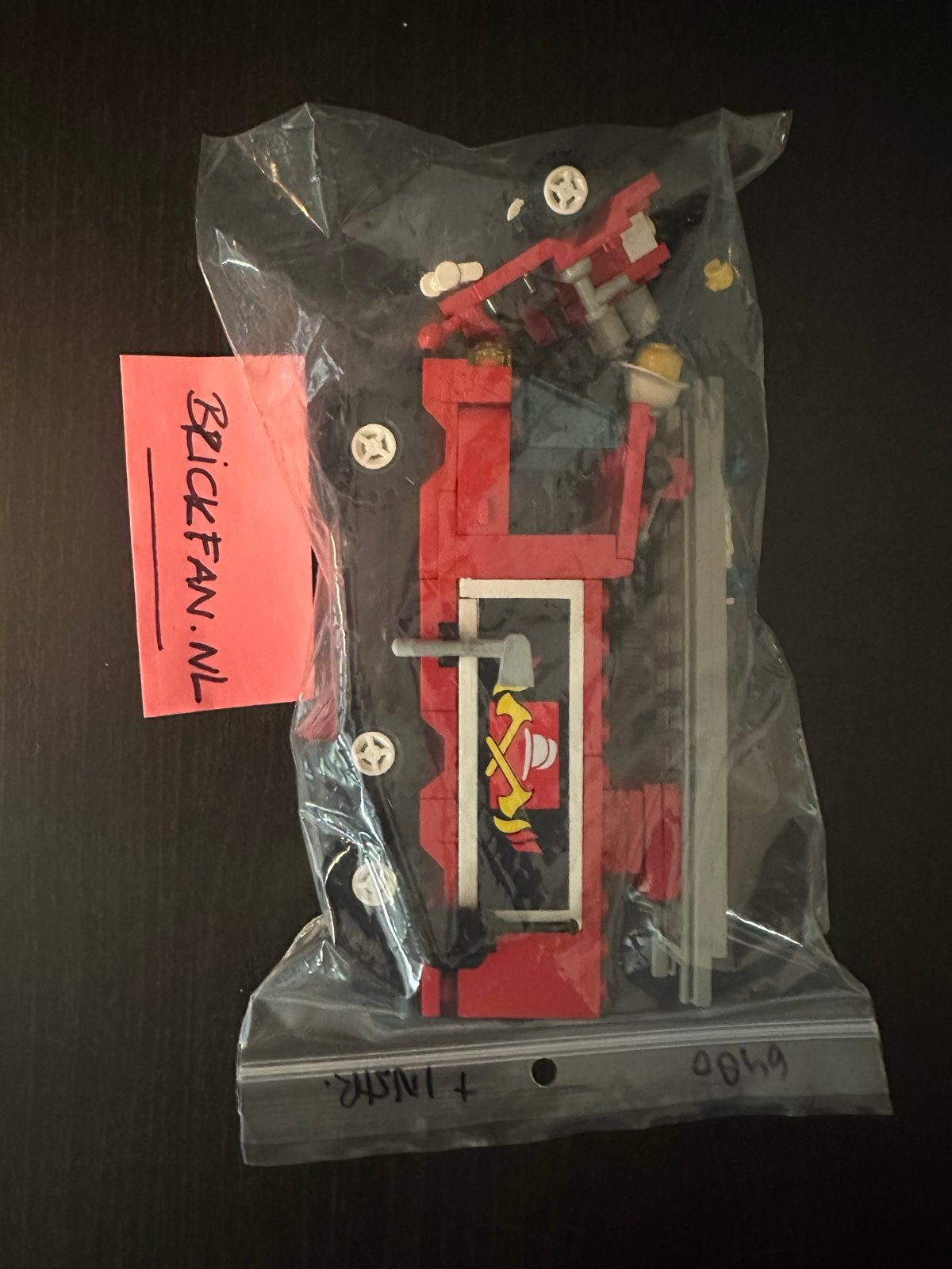 Lego 6480 - Fire Chief Response Car, Kinderen en Baby's, Speelgoed | Duplo en Lego, Lego, Accessoire, Ophalen of Verzenden, Inclusief instructies
