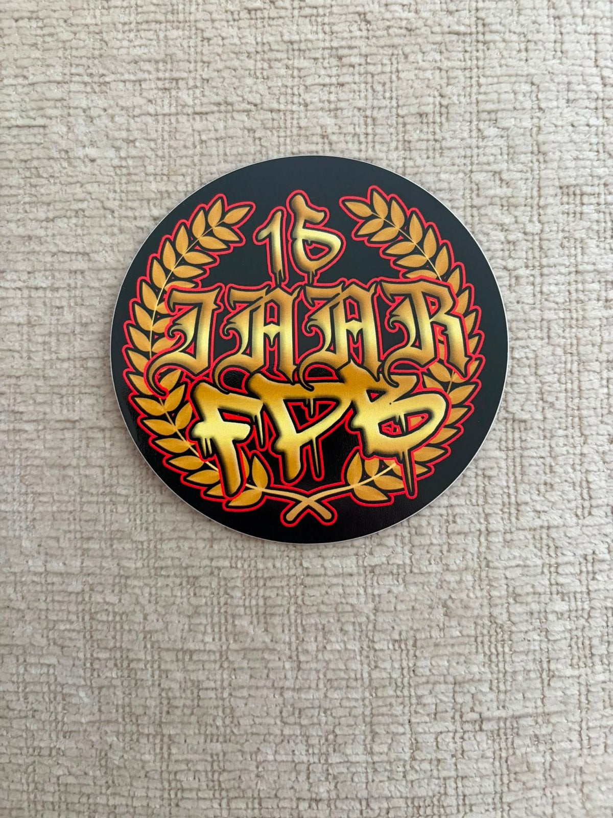 Feyenoord sticker, Verzamelen, Speldjes, Pins en Buttons, Ophalen of Verzenden, Zo goed als nieuw, Sport