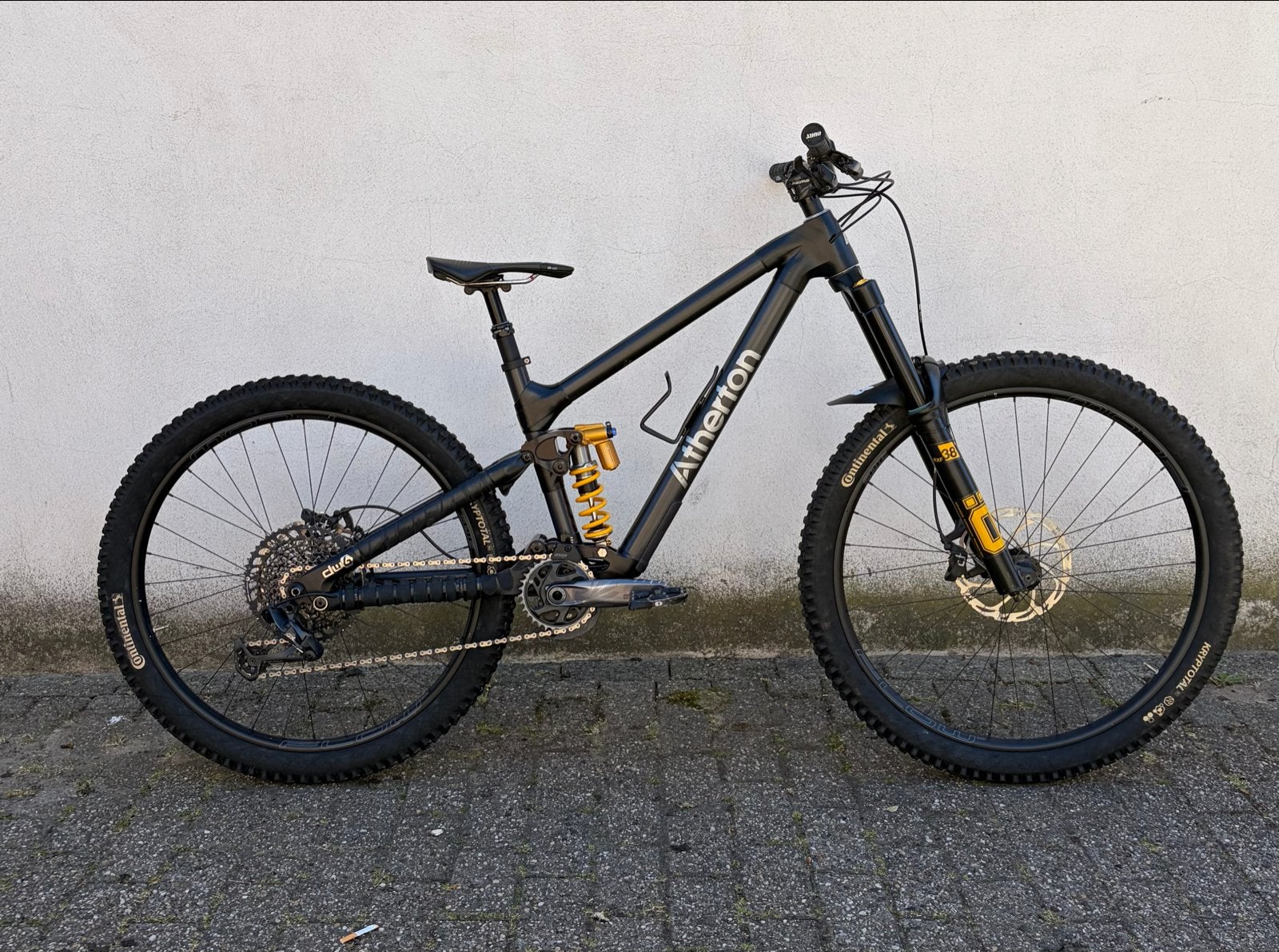 Atherton A.170 Downhill/Enduro mountainbike maat 44 low, Overige merken, Ophalen of Verzenden, Zo goed als nieuw, Schijfrem