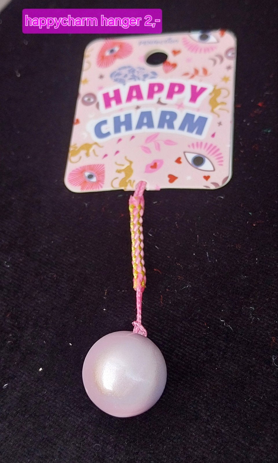 Happy Charm Hanger - Nieuw, Overige merken, Overige materialen, Nieuw, Ophalen of Verzenden