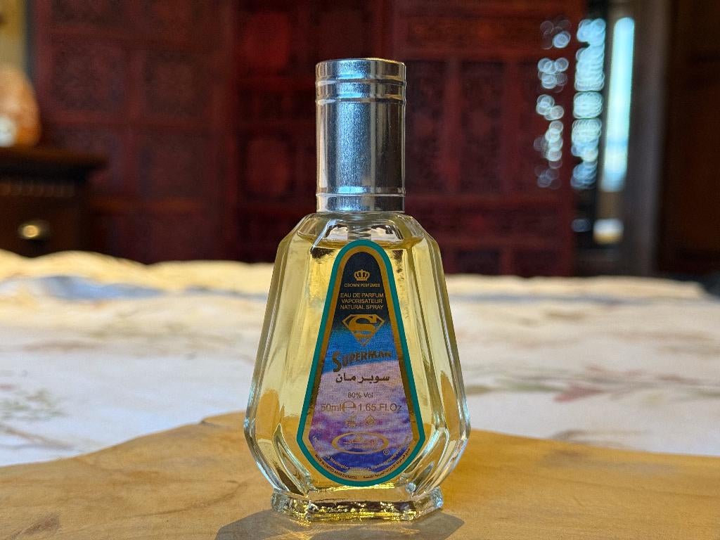 Al-Rehab - Superman 50ml - heerlijk parfum, Sieraden, Tassen en Uiterlijk, Uiterlijk | Parfum, Ophalen of Verzenden, Zo goed als nieuw