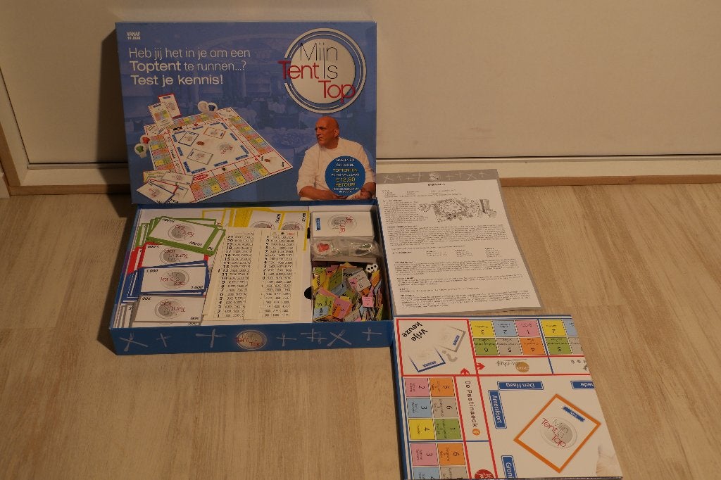 Mijn tent is top – het spel, Hobby en Vrije tijd, Ophalen, Nieuw