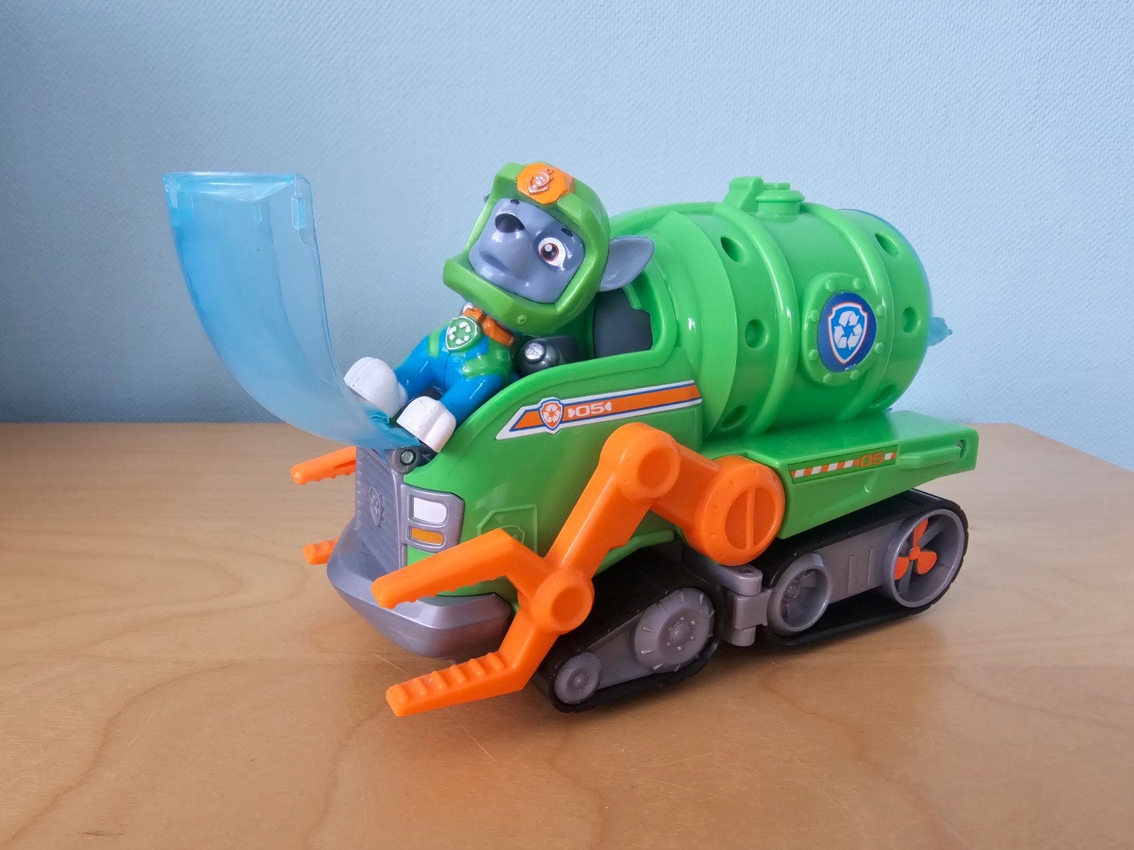 Paw Patrol Rocky's Sub Patroller met figuur, Ophalen, Zo goed als nieuw