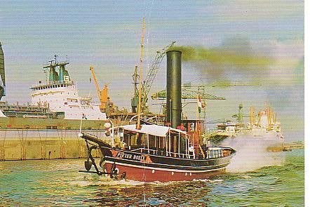 Ansichtkaart 	Stoomsleepboot Pieter Boele, Verzenden, 1980 tot heden, Ongelopen, Voertuig
