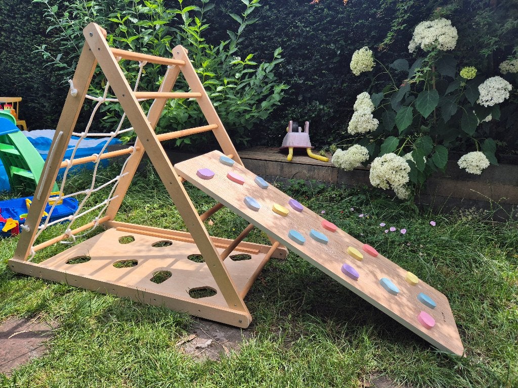 Houten klimtoestel / klimrek Sklum, Kinderen en Baby's, Ophalen, Zo goed als nieuw, Overige typen