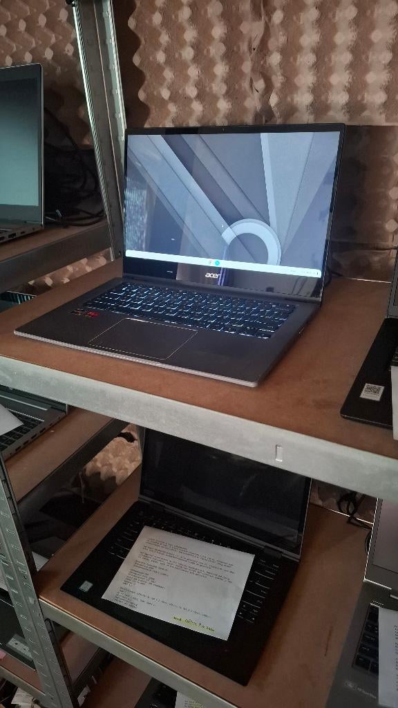 ACER CHOMEBOOK SPIN 514, Computers en Software, Chromebooks, 14 inch, ACER, Qwerty, 8 GB