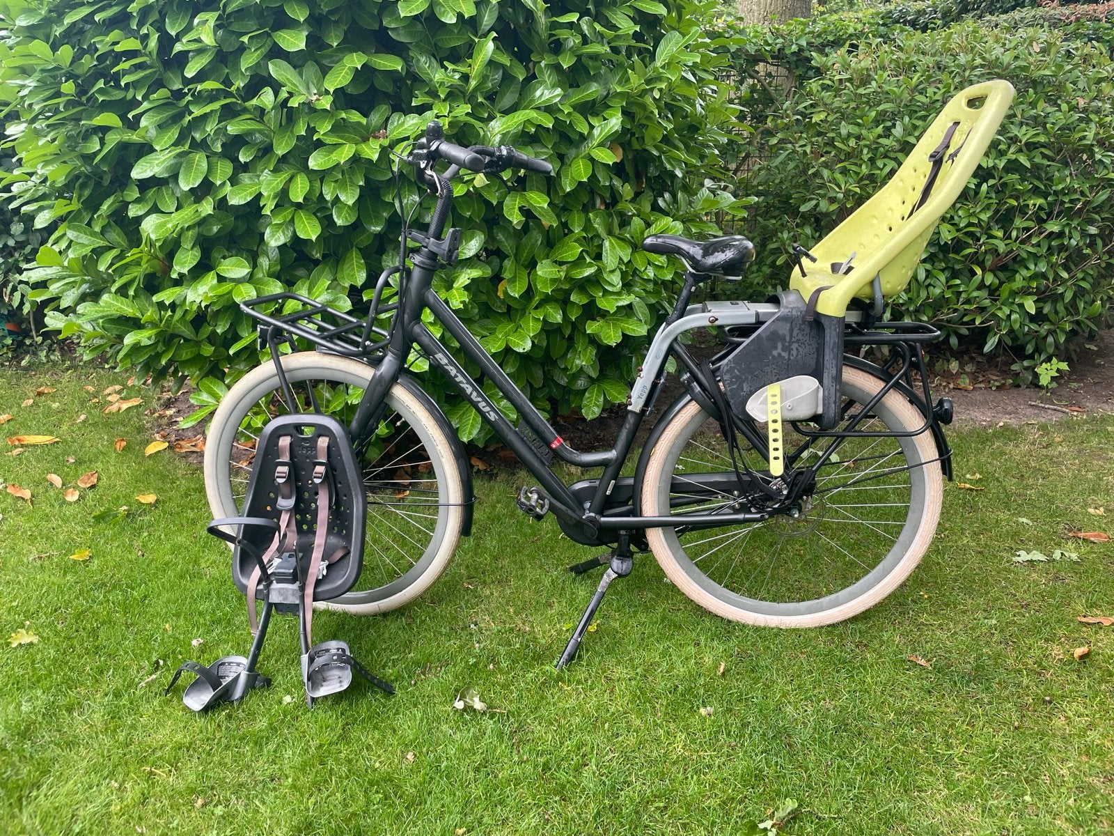 Batavus quip 2021 incl yepp kinderzitjes, Fietsen en Brommers, Fietsen | Dames | Damesfietsen, Ophalen, Gebruikt, Versnellingen