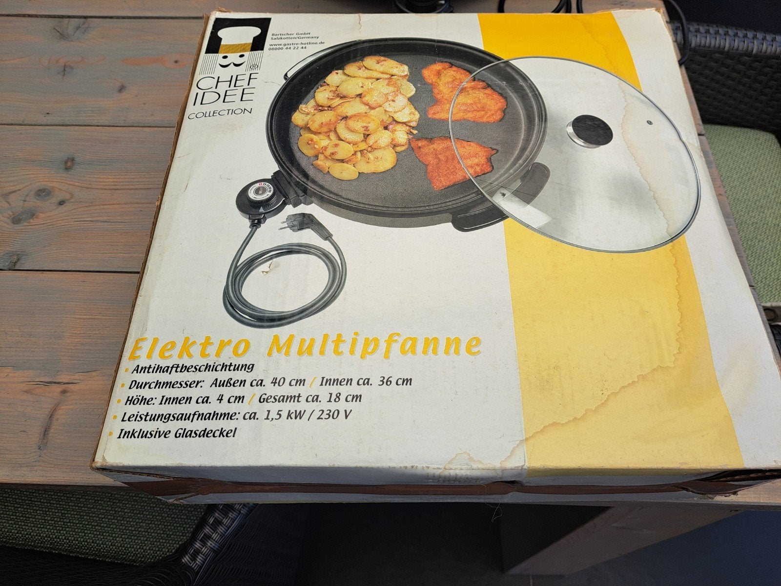 Elektrische Multipan - Zo goed als nieu, Ophalen, Zo goed als nieuw