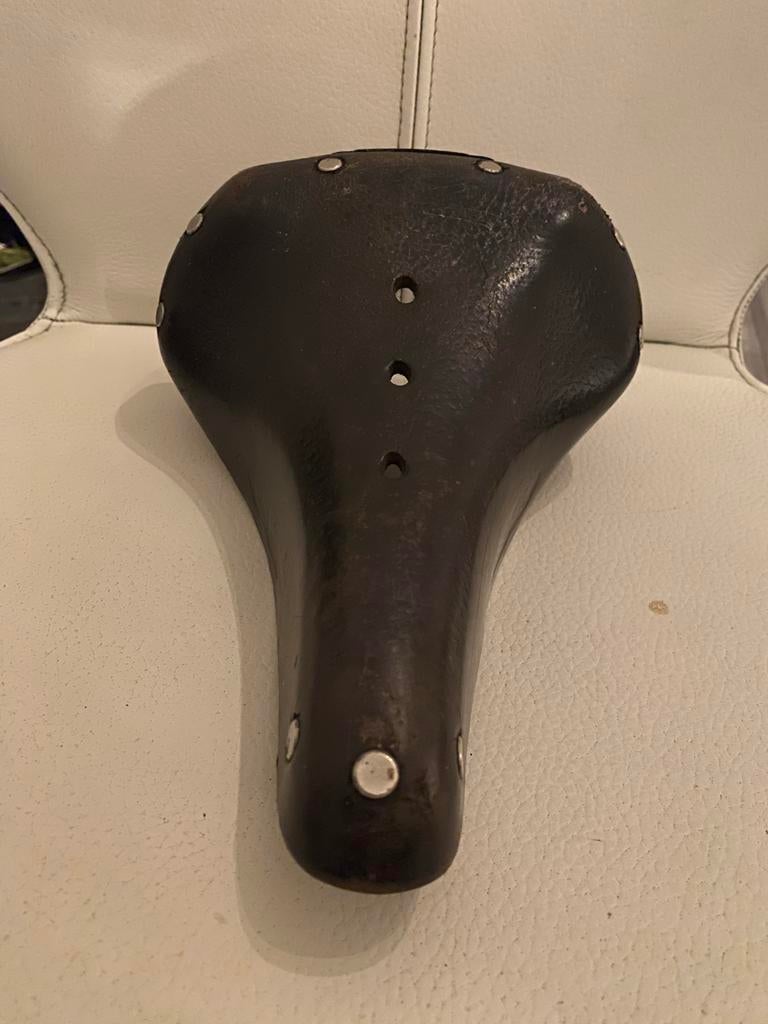 2 BROOKS zadels met 1 stang, Ophalen of Verzenden, Gebruikt, Zadel