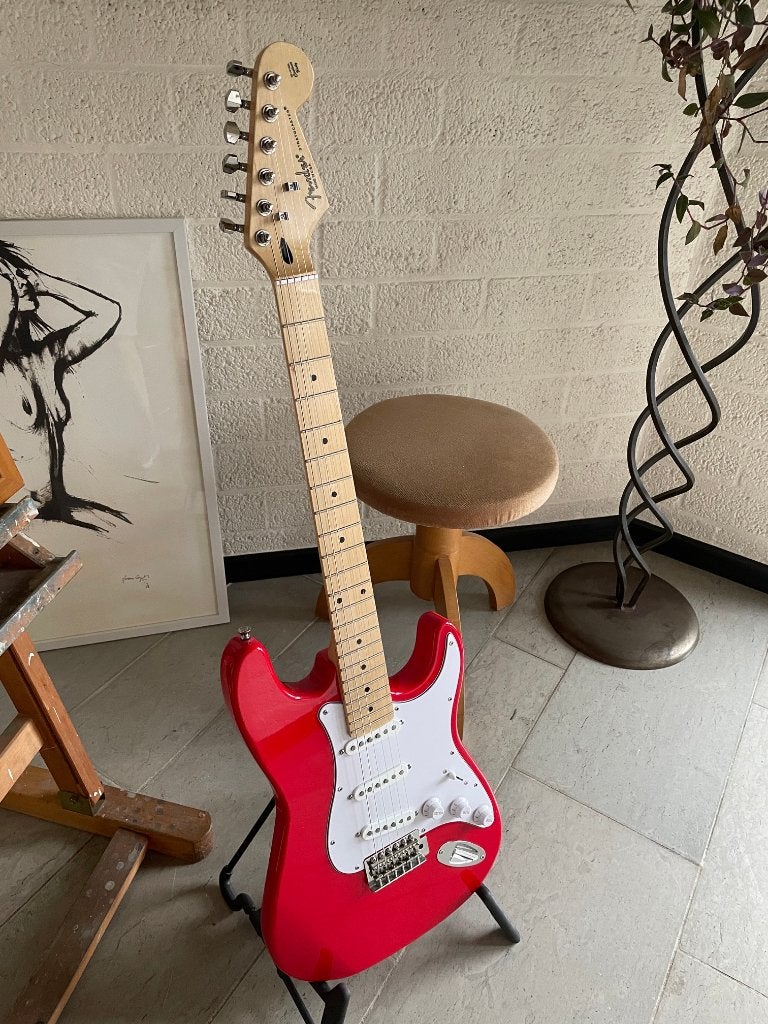 Leuke Stratocaster + nog leukere Telecaster, Muziek en Instrumenten, Ophalen, Zo goed als nieuw, Elektrische gitaar