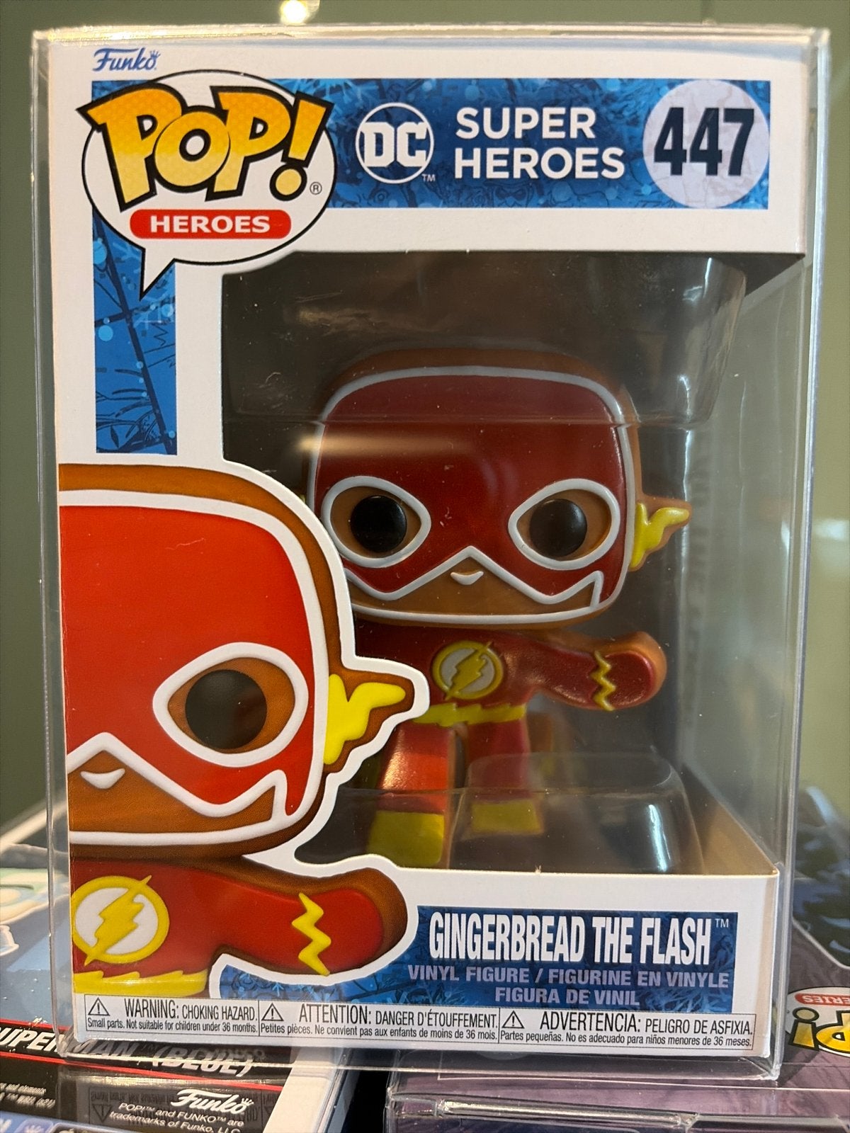 Funko Pop! DC Super Heroes 447 Gingerbread The Flash, Ophalen of Verzenden, Nieuw