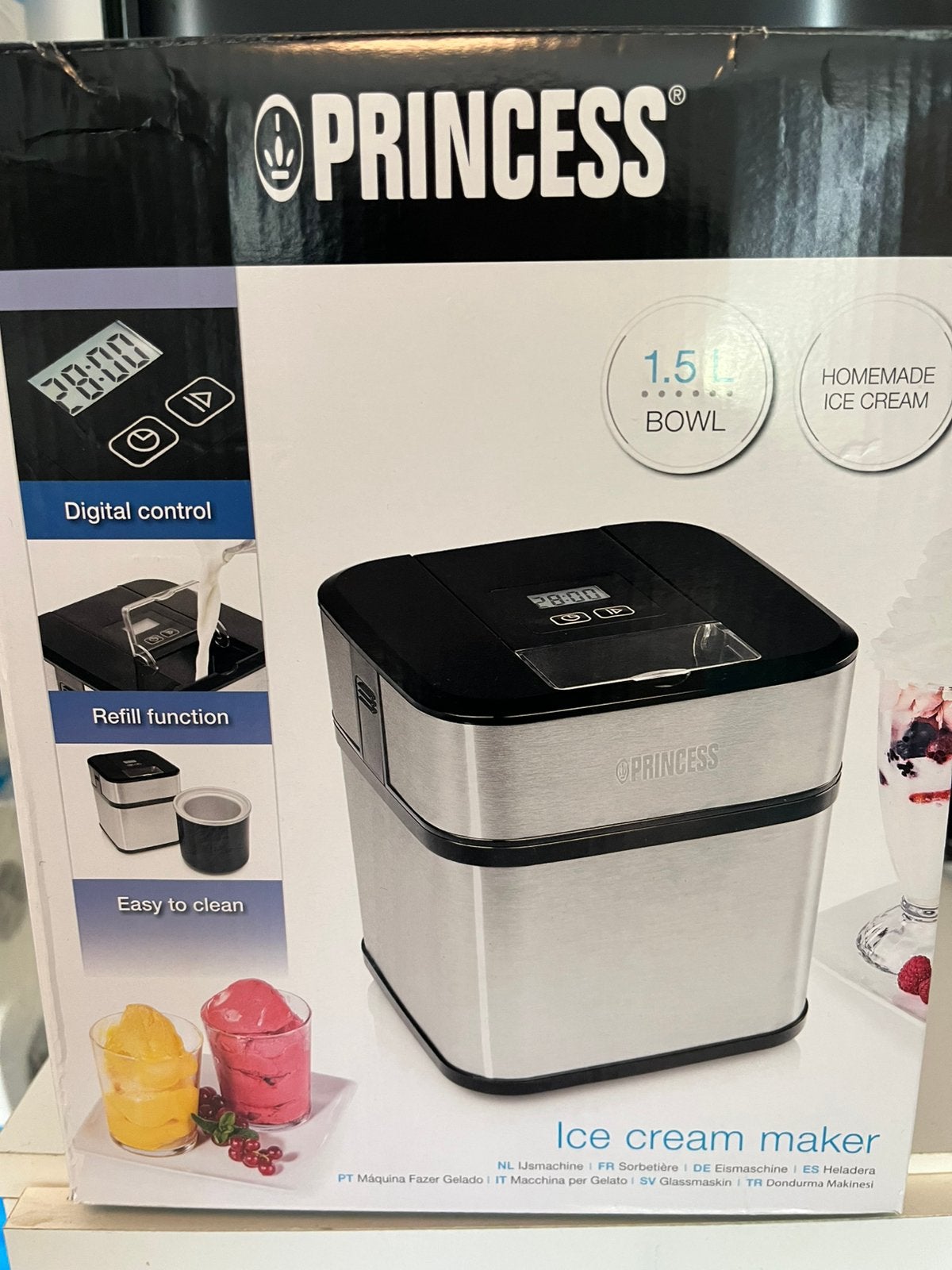 Ijsmaker ijsmachine 1 x gebruikt, Ophalen of Verzenden, Nieuw, Koelelement
