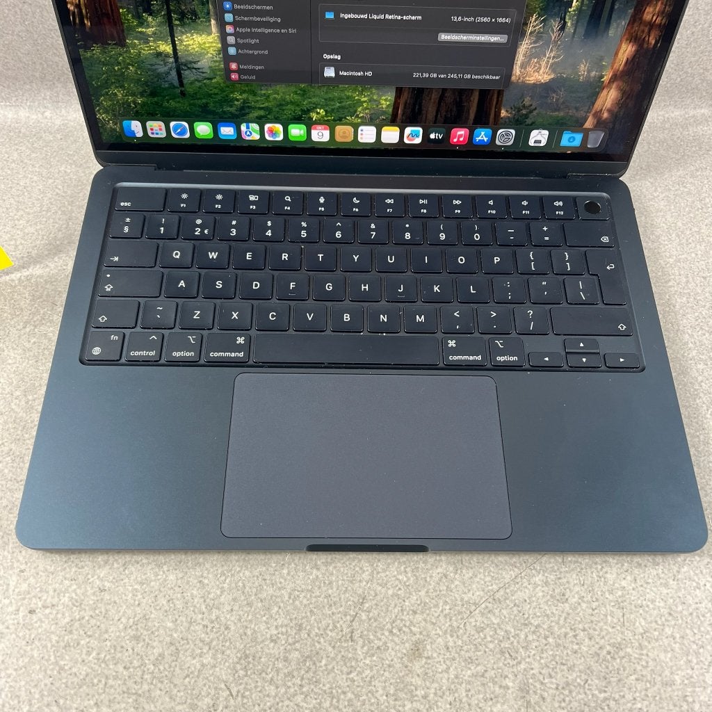 Apple Macbook Air | M2 | 8GB | 256GB | 13" | 414186, Gebruikt, 256 GB, Qwerty, 8 GB