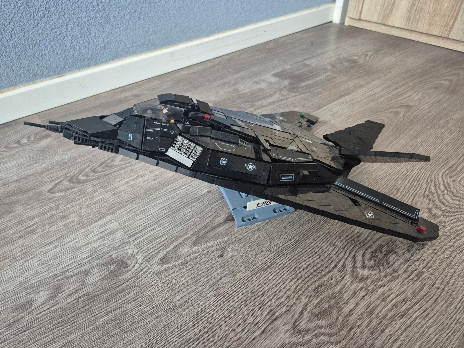 Jie Star 58058 - F-117A Nighthawk Bouwpakket Lego, Ophalen of Verzenden