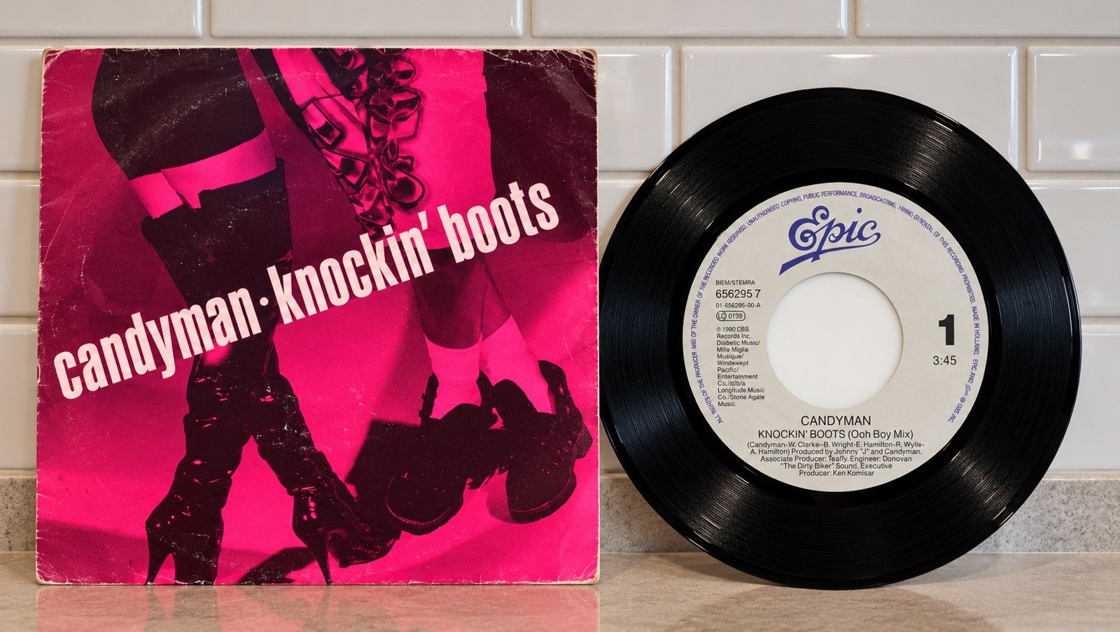 Candyman – Knockin' Boots / Single 7 / *VG+ / 22-10, Ophalen of Verzenden, Zo goed als nieuw, Overige formaten, Poprock