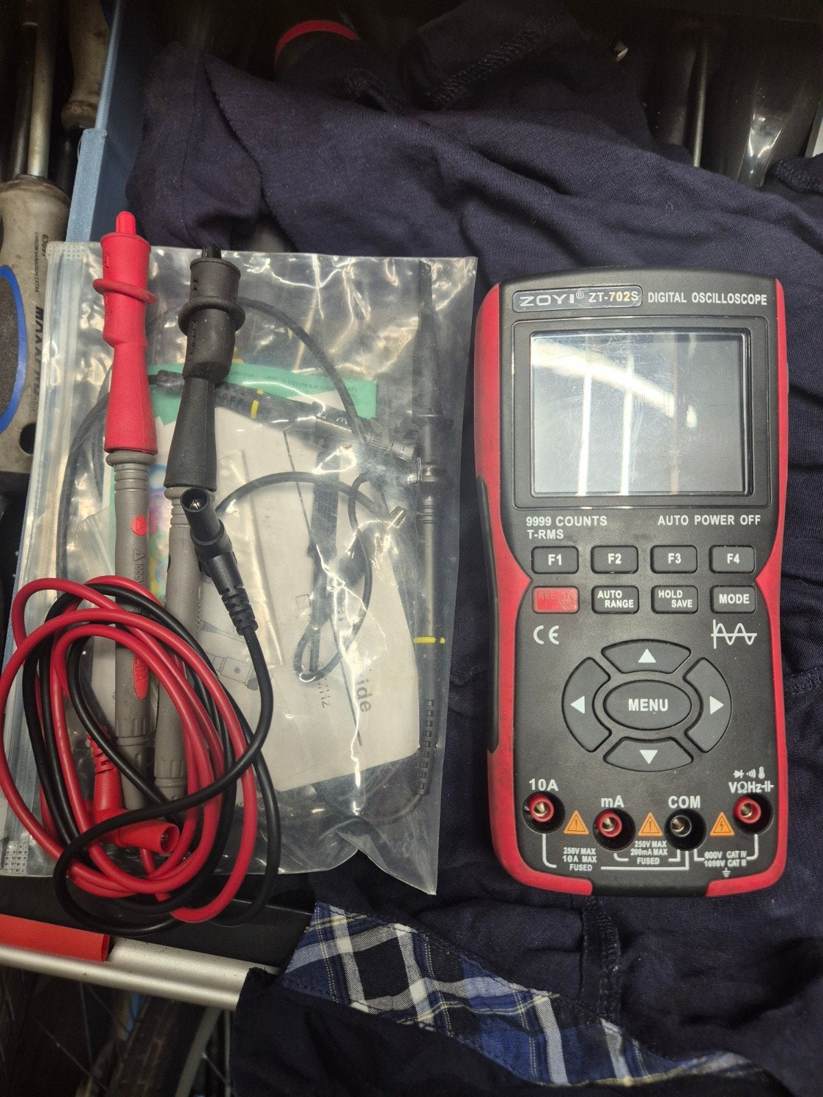 ZOYI ZT-702S Digitale Oscilloscoop Multimeter, Ophalen of Verzenden, Zo goed als nieuw, Multimeter