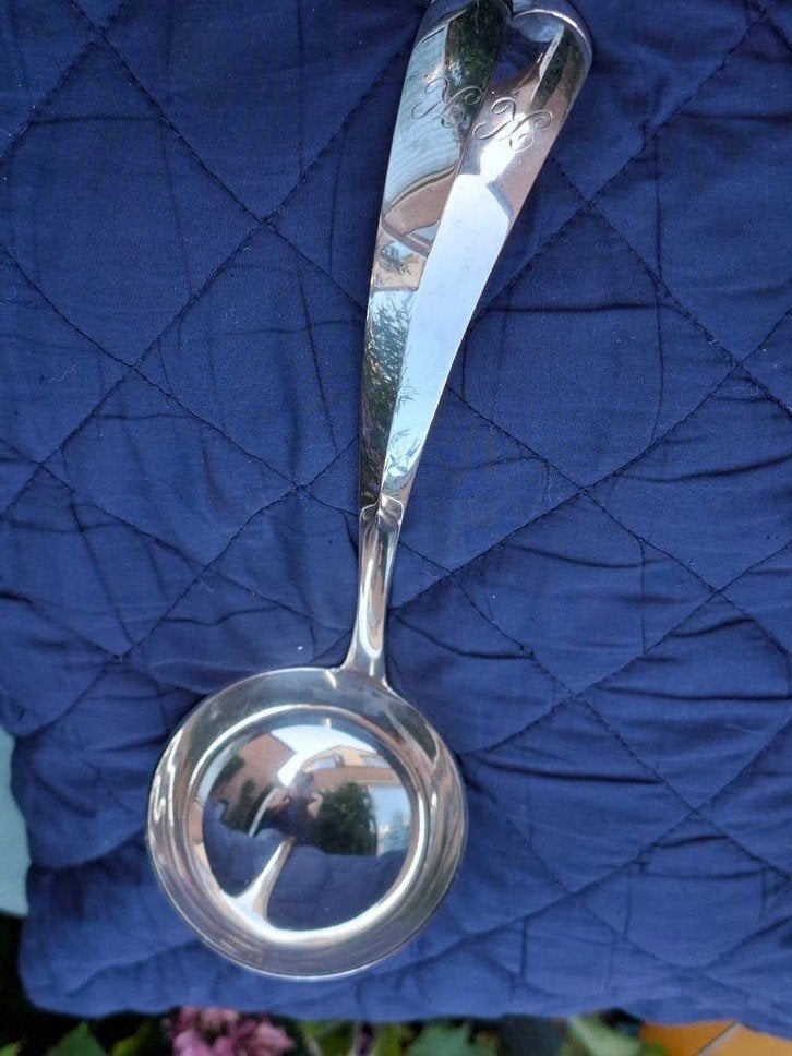 Zilveren soeplepel 230 gram 2e geh. 4 keuren 1910 v. Kempen, Ophalen of Verzenden