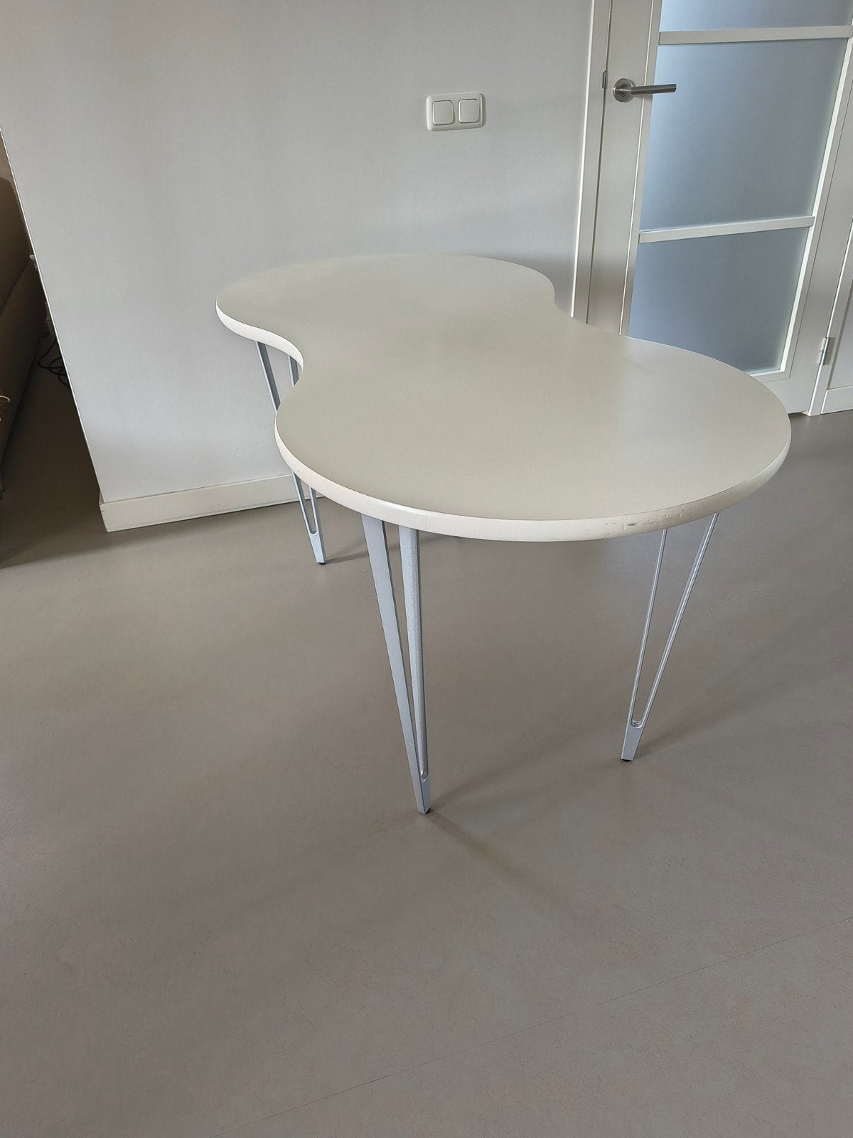 Ikea Vika Manne tafelblad met Vika Inge poten, Ophalen, Gebruikt, 100 tot 150 cm, Metaal