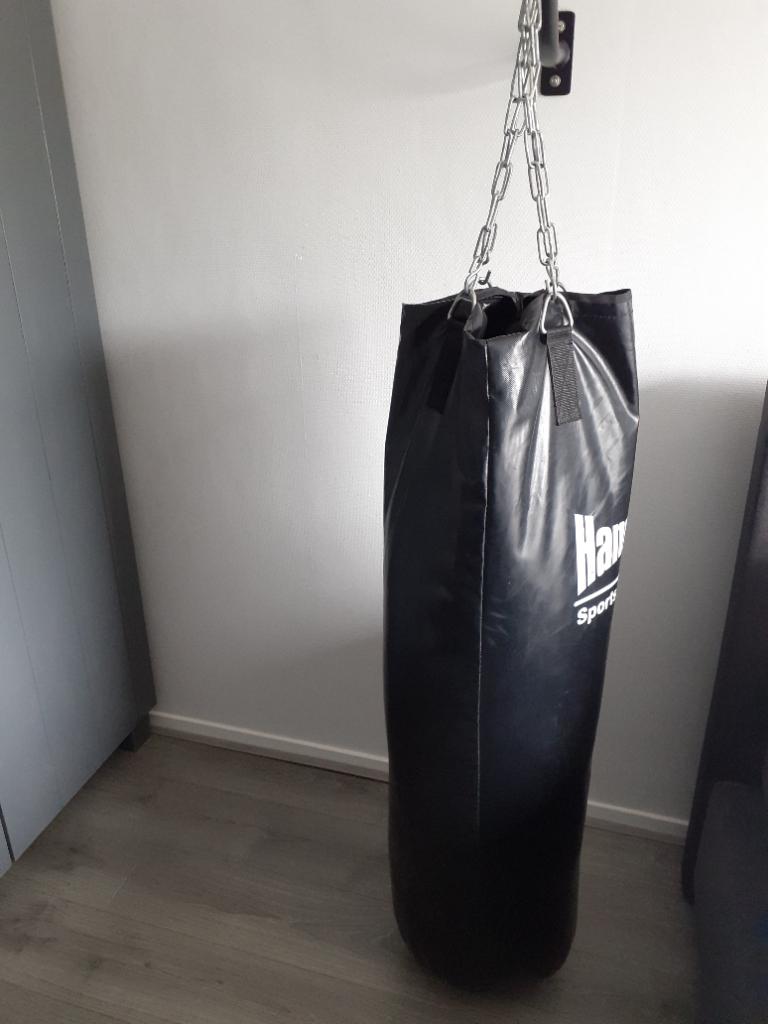 Bokszak met beugel, Sport en Fitness, Ophalen, Zo goed als nieuw, Bokszak