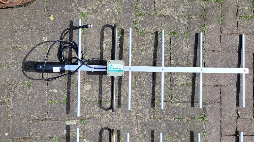 3 stuks yagi antennes, 6 elementen feq. 430 Mhz, 50 ohm., Verzenden, Gebruikt, Antenne