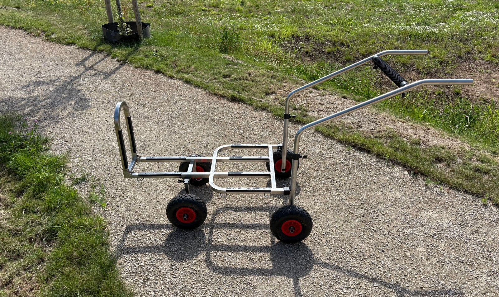 Rive Transporter inox 4 wielen, Watersport en Boten, Hengelsport | Witvissen, Ophalen, Zo goed als nieuw