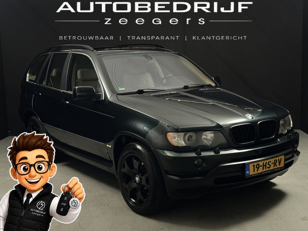 BMW X5 4.4i Executive *Pano*Navi*CC*Automaat* (bj 2001), Auto's, BMW, Automaat, Automatische klimaatregeling, Gebruikt, 2100 kg