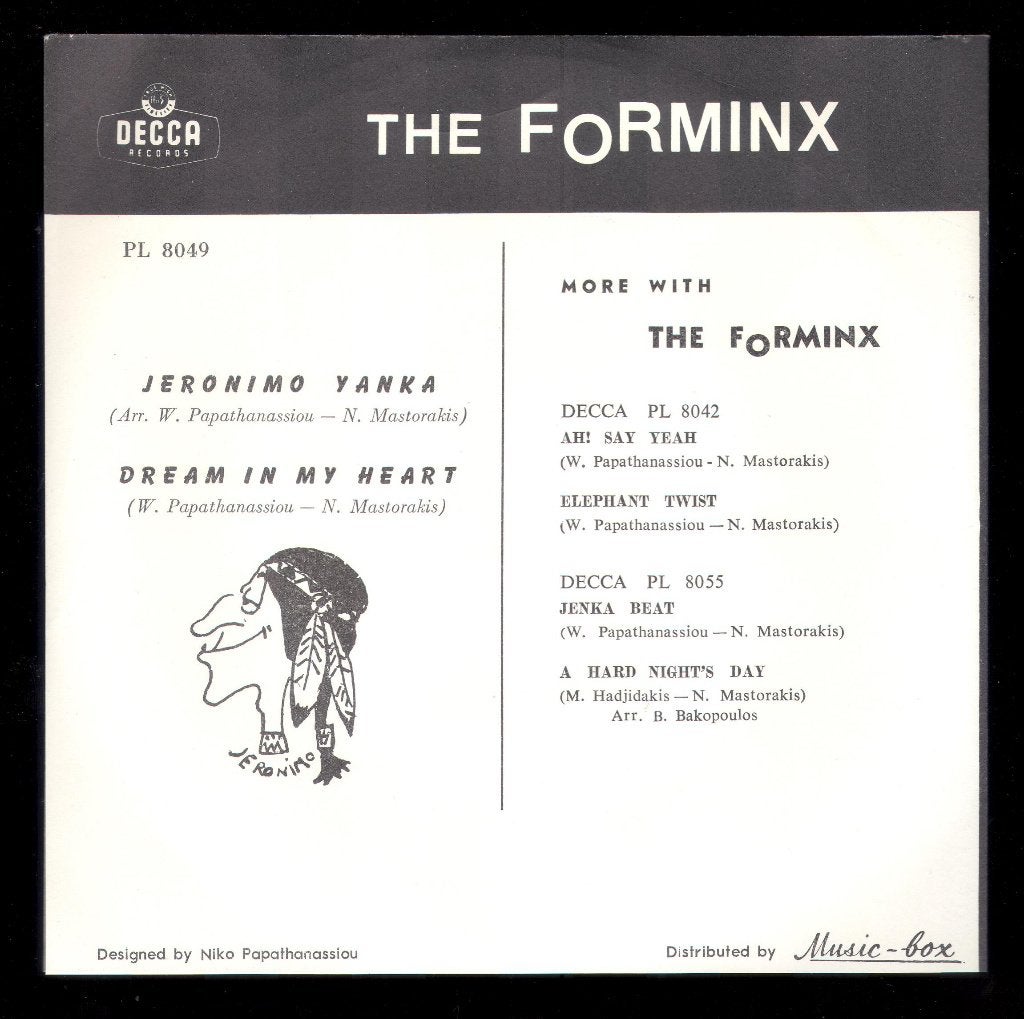 Forminx Vangelis VINYL SINGLE 1964 ZELDZAAM Decca Mod Beat, Cd's en Dvd's, Vinyl Singles, Fotohoes, Verzenden, Zo goed als nieuw