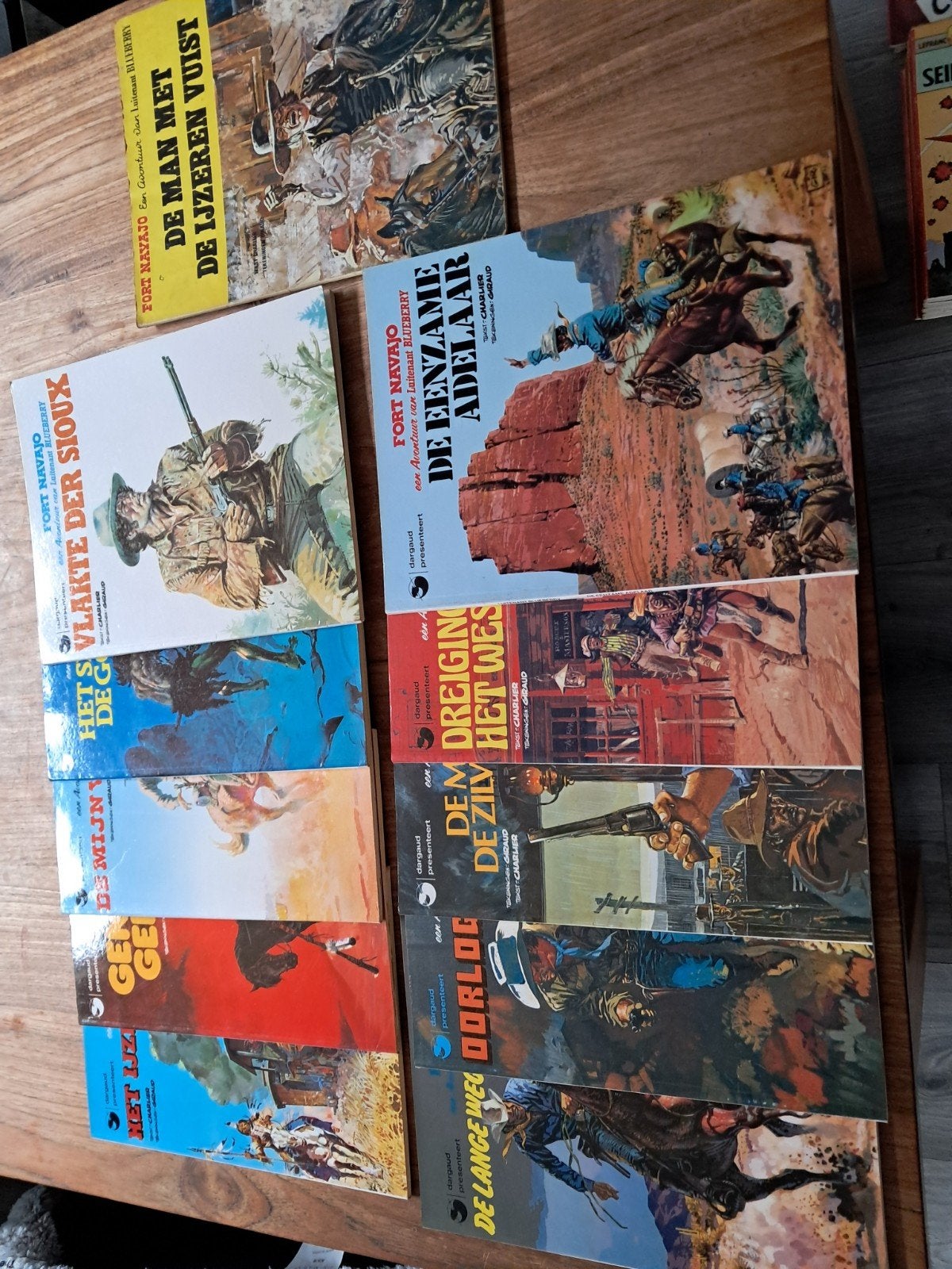 Fort Navajo & Blueberry stripboeken - Diverse titels, Boeken, Stripboeken, Gelezen, Meerdere stripboeken, Ophalen