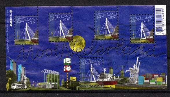 gestempeld velletje. Jaar 2005. mooi Nederland, Ophalen of Verzenden, Na 1940, Gestempeld